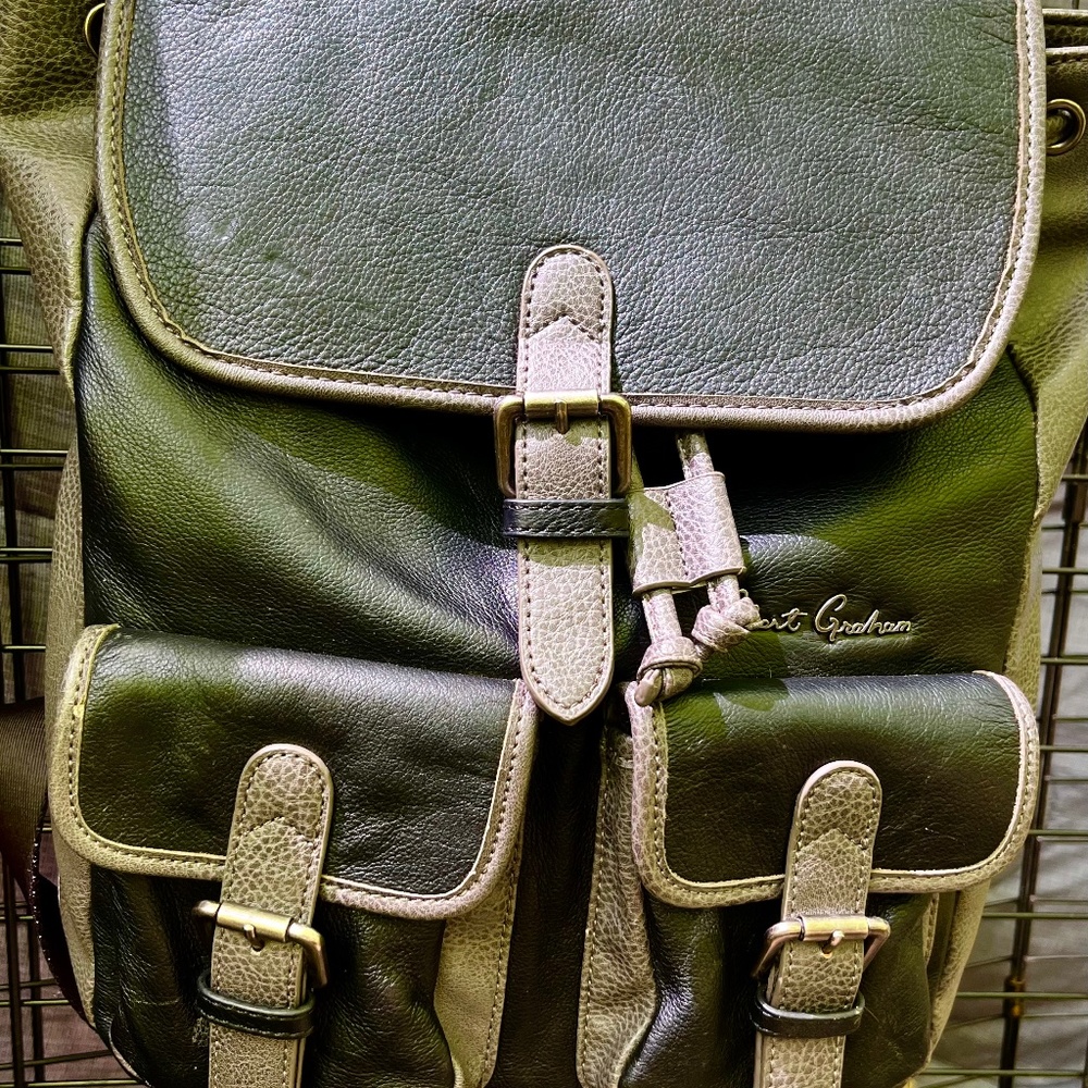 Robert Graham leather backpack